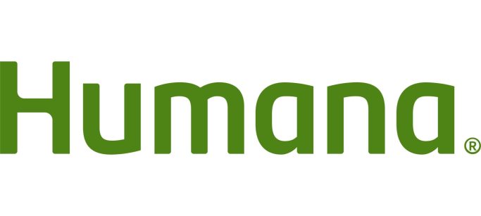 Green logo of Humana, a health insurance company.