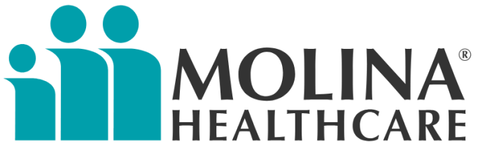 Molina Healthcare logo featuring three stylized figures and the company name.